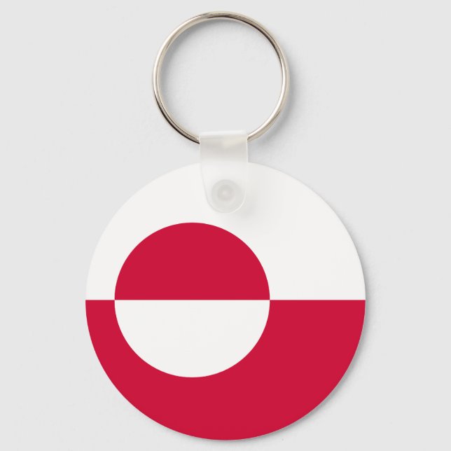 Flag of Greenland Keychain (Front)