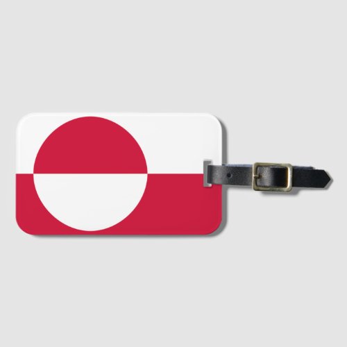 Flag of Greenland Luggage Tag