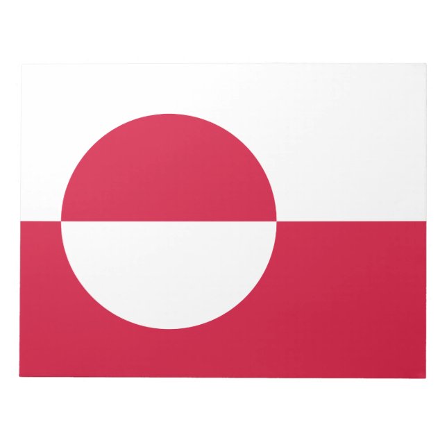 Flag of Greenland Notepad (Front)