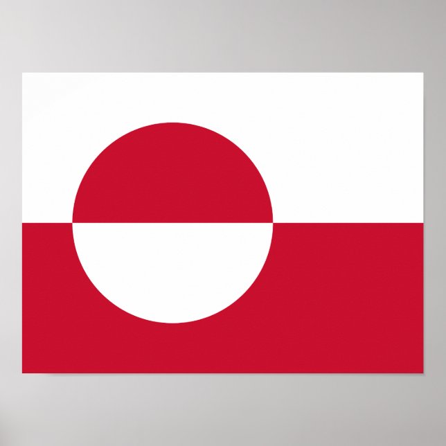 Flag of Greenland Poster (Front)