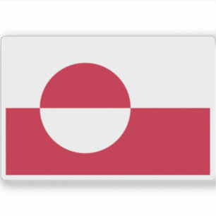 Flag of Greenland Sticker