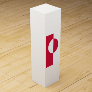 Flag of Greenland Wine Gift Box