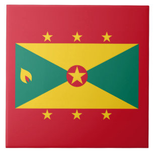 Flag of Grenada Ceramic Tile
