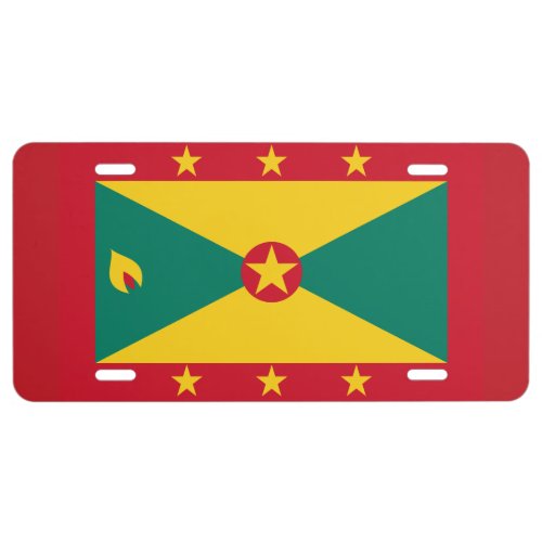Flag of Grenada License Plate