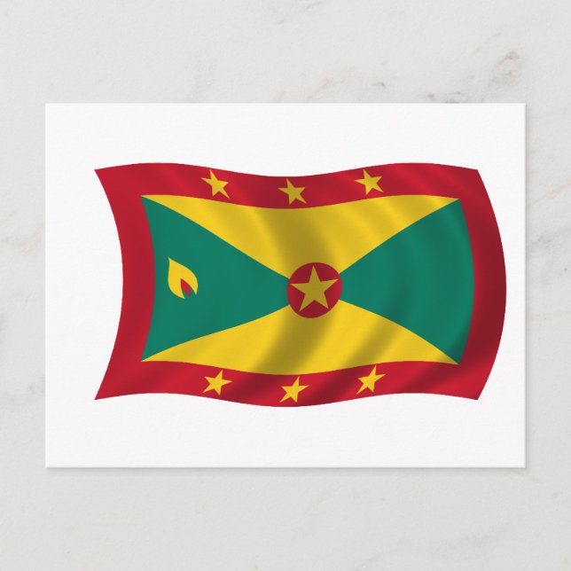 Flag of Grenada Postcard (Front)