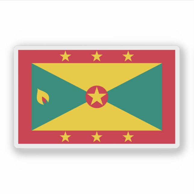 Flag of Grenada Sticker (Front)