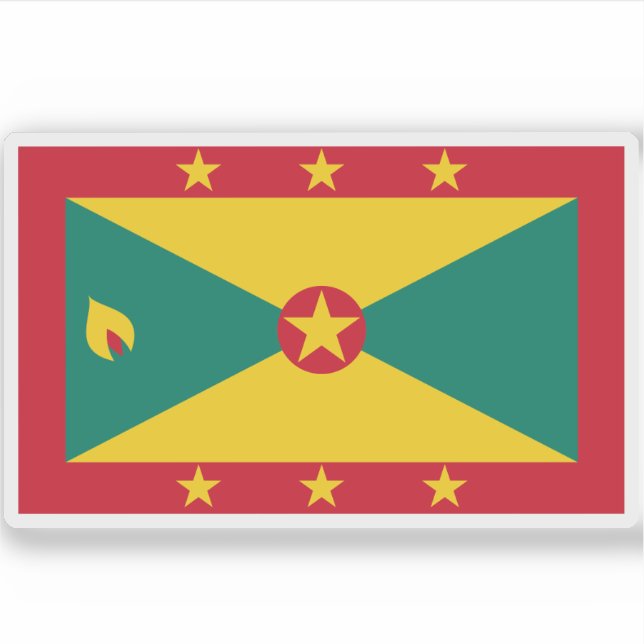 Flag of Grenada Sticker (Front)