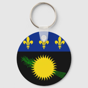 Flag of Guadeloupe Keychain