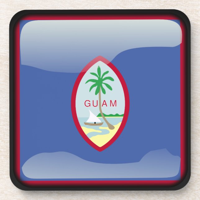 Flag of Guam Coaster (Front)