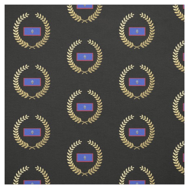 Flag of Guam Fabric (Swatch)