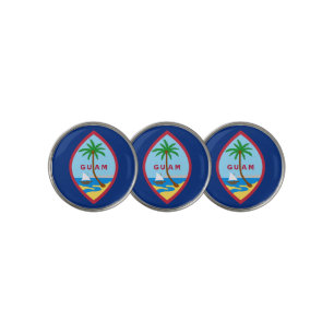 Flag of Guam Golf Ball Marker