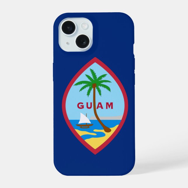 Flag of Guam Iphone Case (Back)