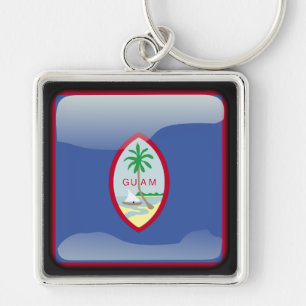 Flag of Guam Keychain