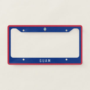 Flag of Guam License Plate Frame