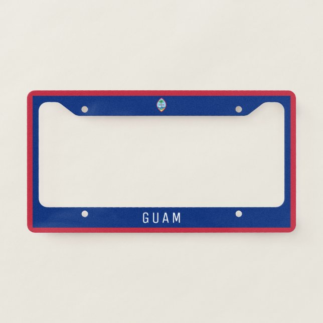 Flag of Guam License Plate Frame (Front)