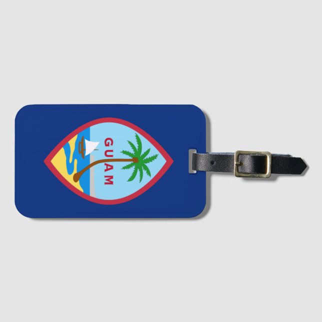 Flag of Guam Luggage Tag (Front Horizontal)