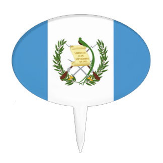 Flag of Guatemala - Central American Cake Topper