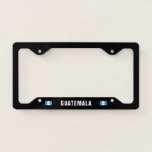 Flag of Guatemala License Plate Frame