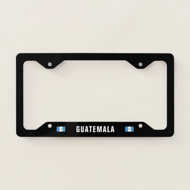 Flag of Guatemala License Plate Frame (Front)