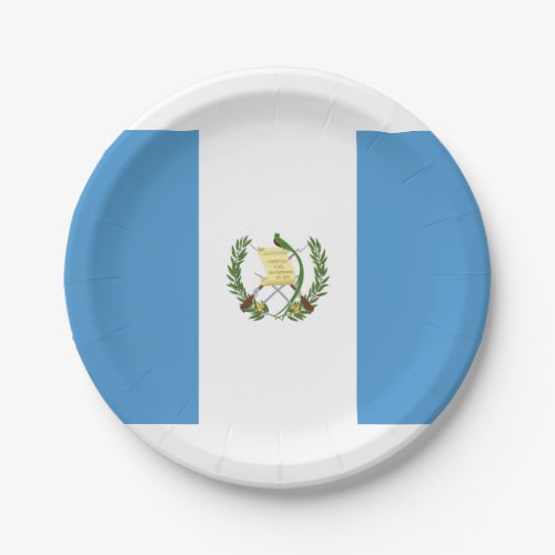 Flag of Guatemala Paper Plates