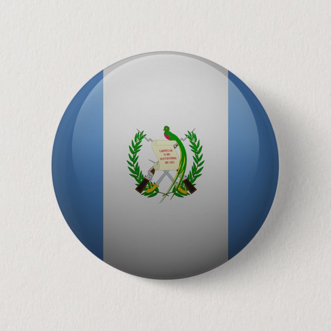 Flag of Guatemala Pinback Button (Front)