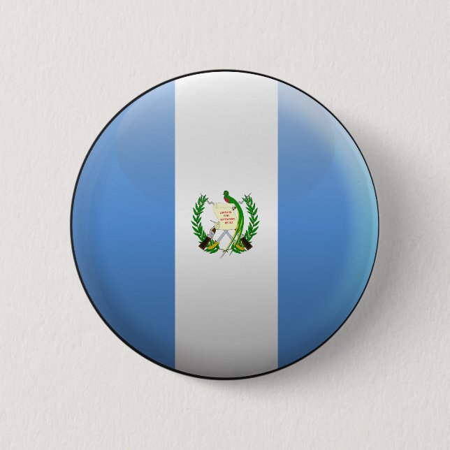 Flag of Guatemala Pinback Button (Front)