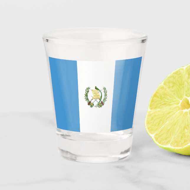 Flag of Guatemala Shot Glass (Front)