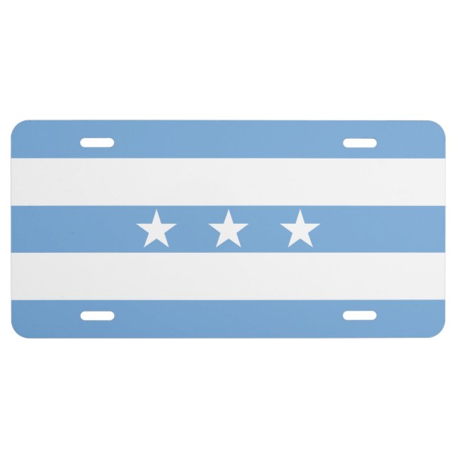 Flag of Guayaquil, Ecuador License Plate (Front)