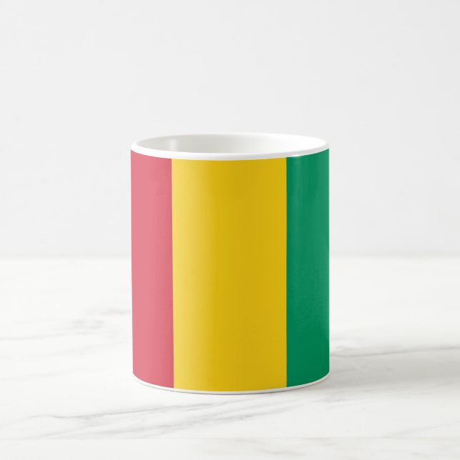 Flag of Guinea (African Country) Coffee Mug (Center)