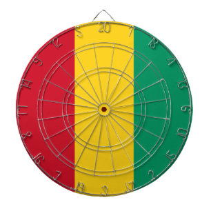 Flag of Guinea (African Country) Dart Board