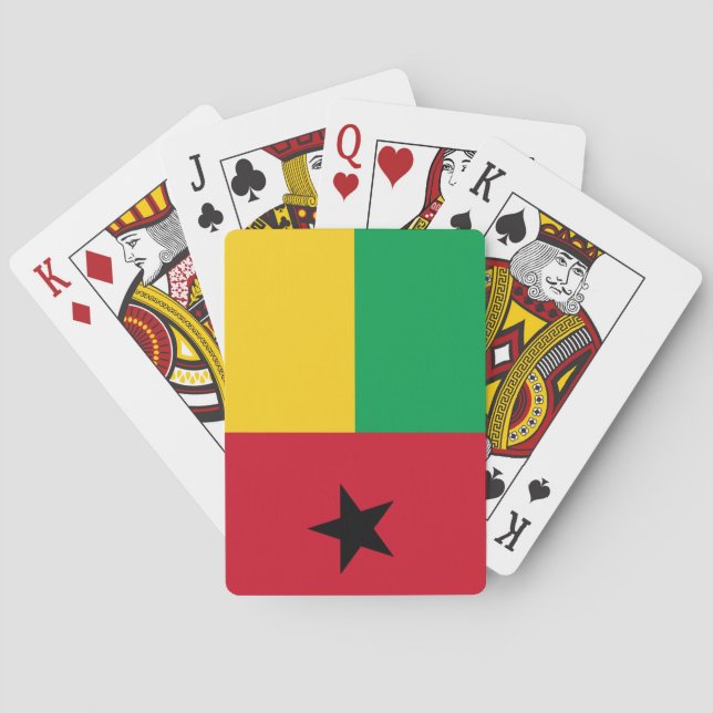 Flag of Guinea-Bissau Poker Cards (Back)
