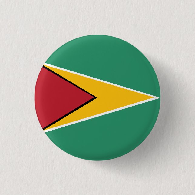 Flag of Guyana Button (Front)