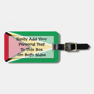 Flag of Guyana Easy ID Personal Luggage Tag