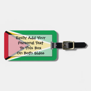 Flag of Guyana Easy ID Personal Luggage Tag