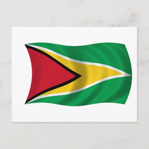 Flag of Guyana Postcard