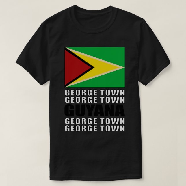 Flag of Guyana T-Shirt (Design Front)