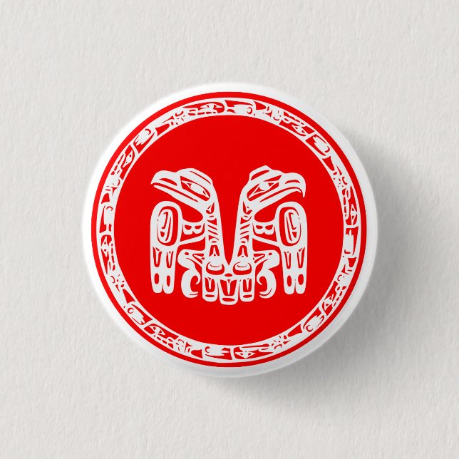 Flag of Haida Button (Front)