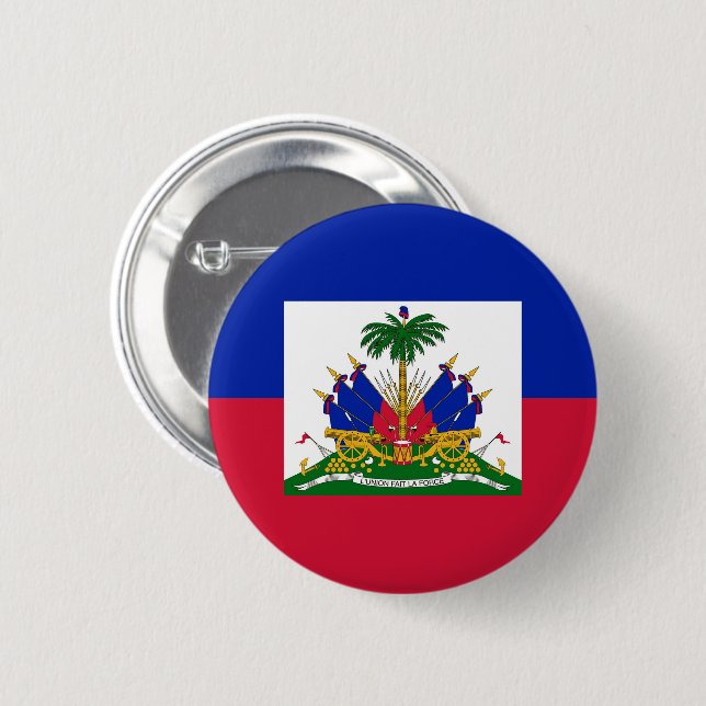 Flag of Haiti Button (Front & Back)