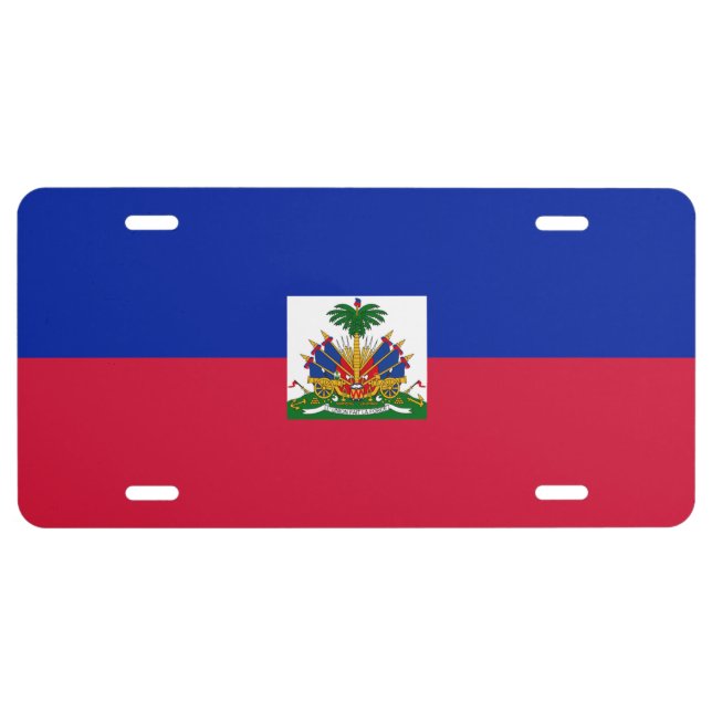 Flag of Haiti License Plate (Front)