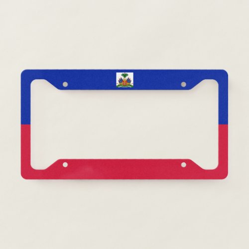 Flag of Haiti License Plate Frame