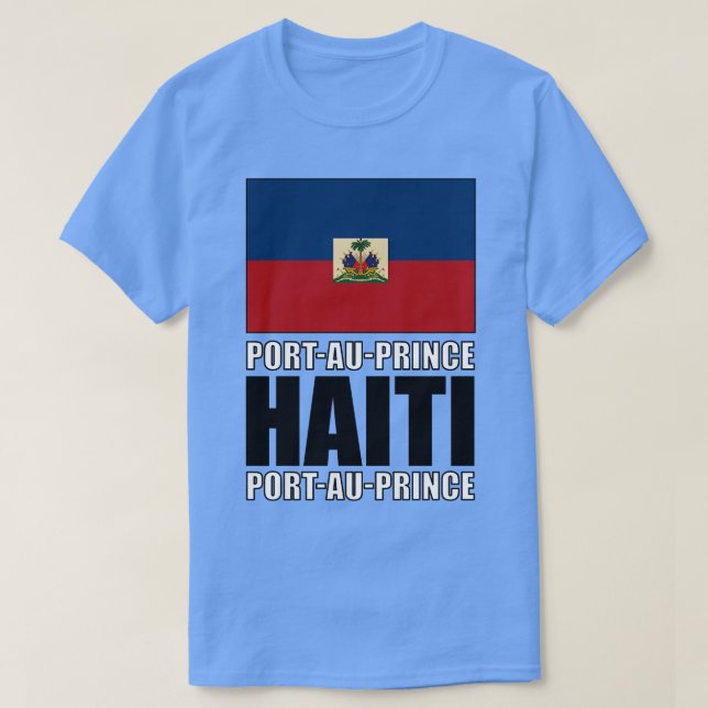 Flag of Haiti T-Shirt (Design Front)