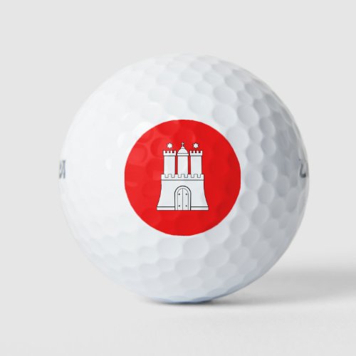 Flag of Hamburg Golf Balls