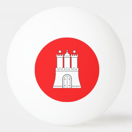 Flag of Hamburg Ping Pong Ball
