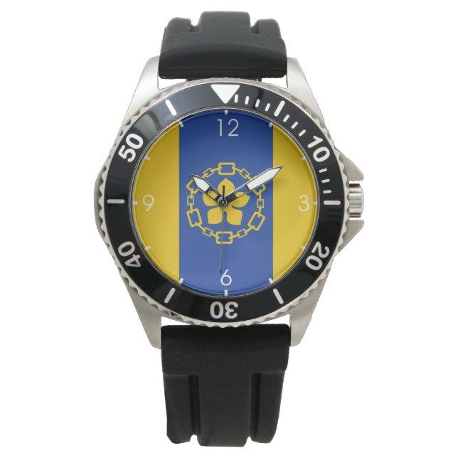 Flag of Hamilton (Ontario, Canada) Watch (Front)