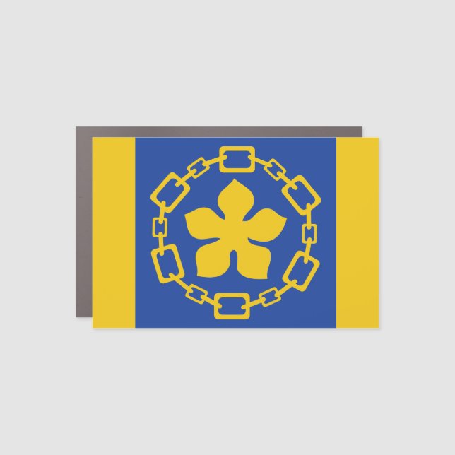 Flag of Hamilton, Ontario  Car Magnet (Front)