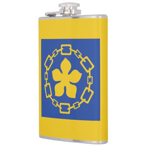 Flag of Hamilton Ontario Flask