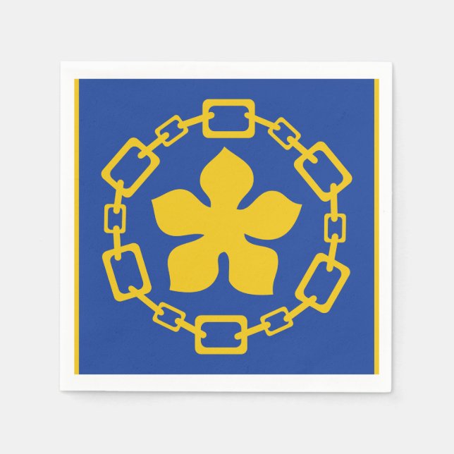 Flag of Hamilton, Ontario  Napkins (Front)