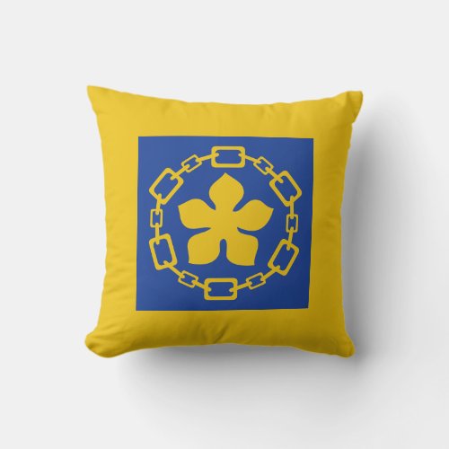 Flag of Hamilton Ontario Throw Pillow