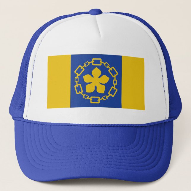 Flag of Hamilton, Ontario Trucker Hat (Front)
