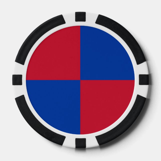 Flag of Harenkarspel Poker Chips (Front)